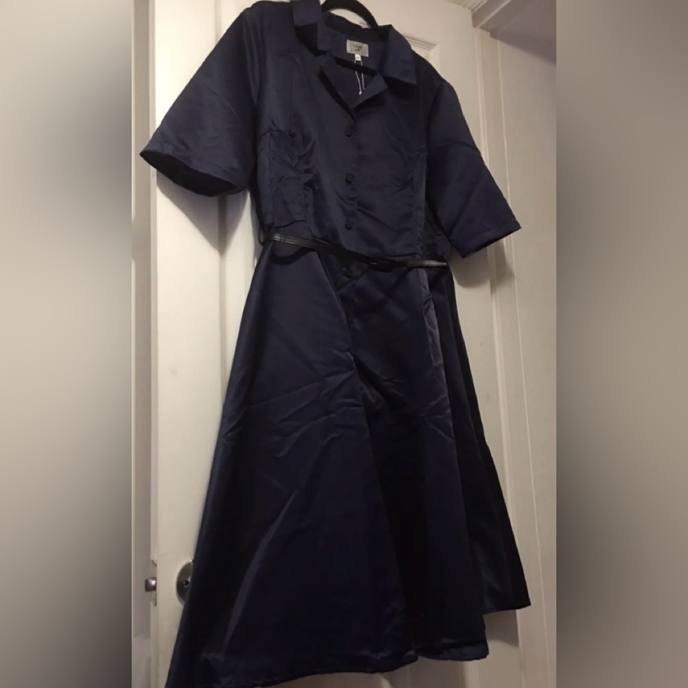 Shiny Dark Navy Blue XL & 2X Viola Dress Uniform NEW!